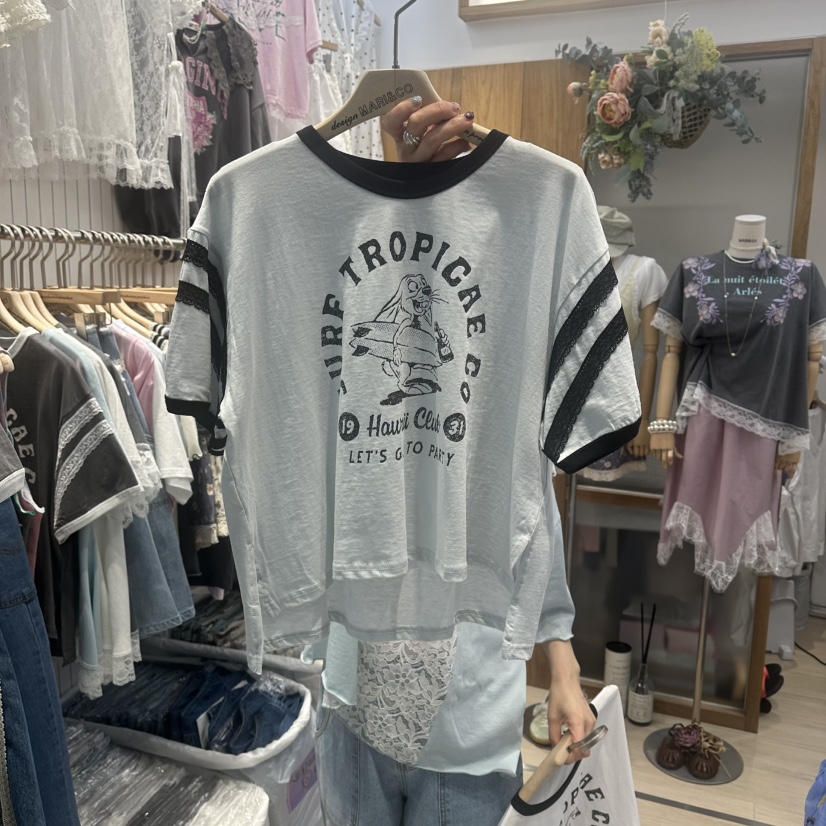 MARI CO韓國代購女裝新品時尚休閑熱賣人氣26春夏推薦T恤MARI COT恤圖色2