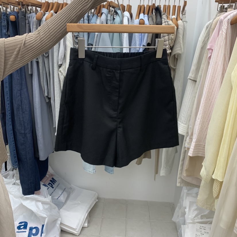 DRESS ROOM韓國直郵實拍女裝新品休閑職業26春夏熱賣短褲DRESS ROOM短褲圖色1