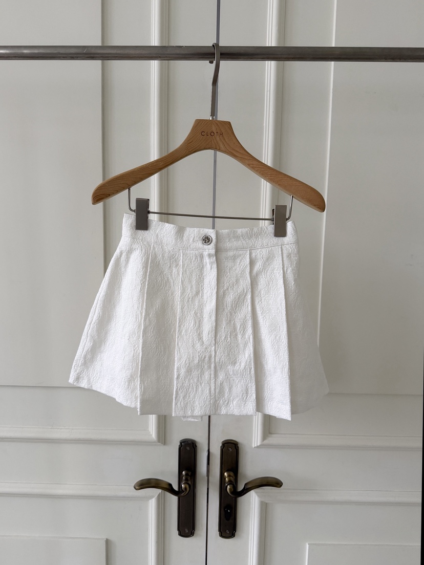 CLOTH韓國直郵實拍女裝新款熱賣推薦職業時尚裙褲提花褶裙CLOTH裙褲圖色1