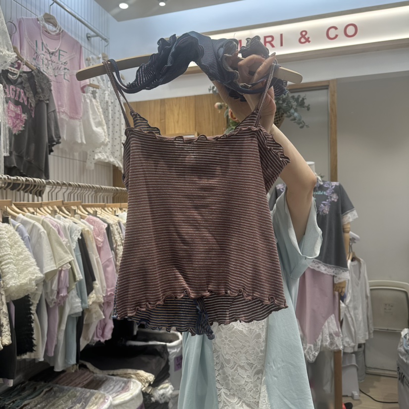 MARI CO韓國東大門代購女士新款熱賣休閑吊帶背心不含內搭MARI CO吊帶/背心