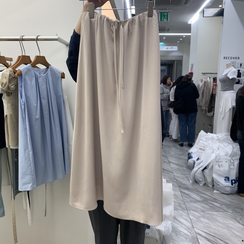 DRESS ROOM韓國代購女裝新品26春夏休閑人氣半身裙中短裙DRESS ROOM半身裙/中短裙圖色1