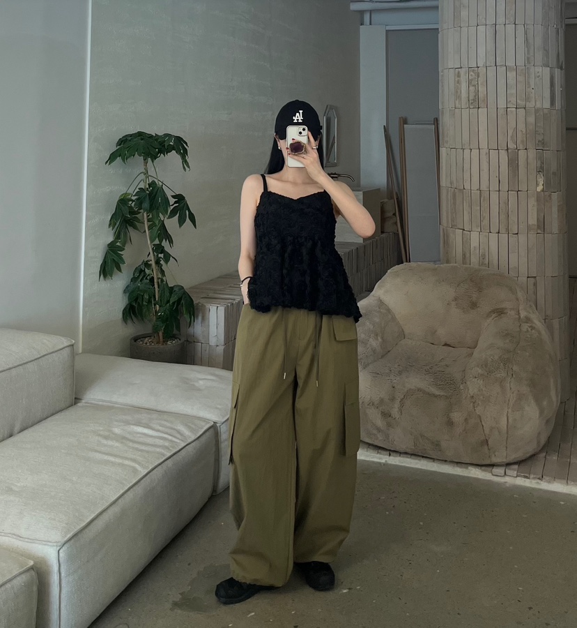 AMUSE SEOUL韓國東大門代購女裝新品推薦休閑休閑褲工裝褲AMUSE SEOUL休閑褲