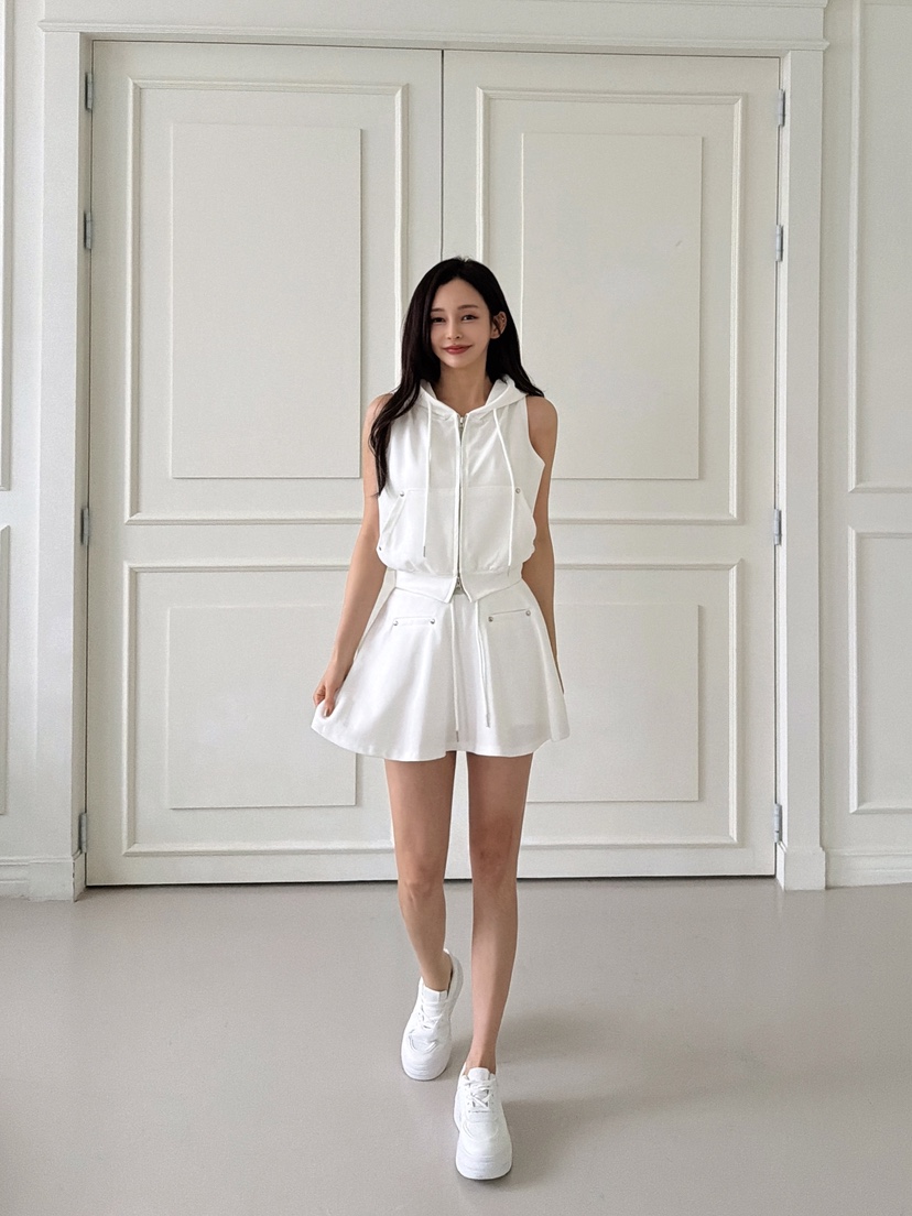 CLOTH韓國東大門直郵女士新品26春夏推薦時尚職業套裝連帽CLOTH套裝圖色1