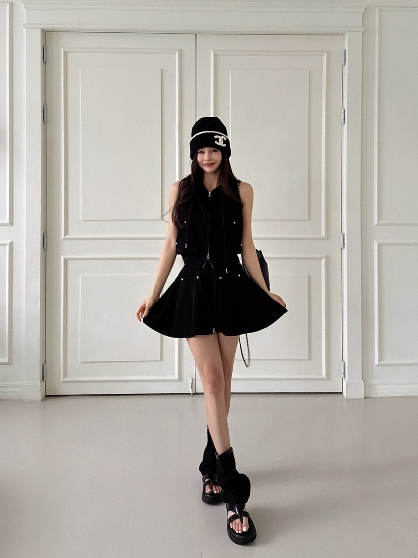 CLOTH韓國東大門直郵女士新品26春夏推薦時尚職業套裝連帽CLOTH套裝圖色2