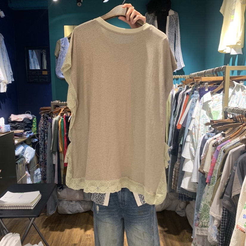 MERCI LINDA韓國直郵女士新品人氣休閑時尚吊帶背心蕾絲MERCI LINDA吊帶/背心