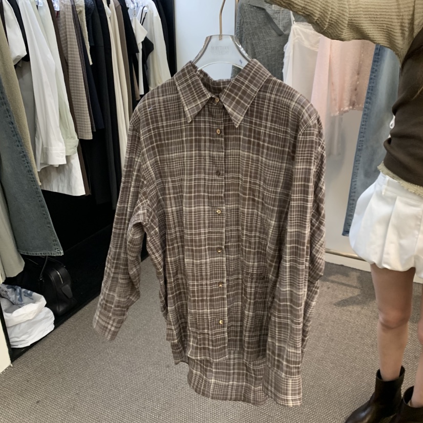 MORE THAN YESTERDAY/LOVE YOU SO MUCH韓國直郵實拍女裝新品時尚襯衫蕾絲衫LYSM/MORE THAN YESTERDAY襯衫/蕾絲衫圖色1