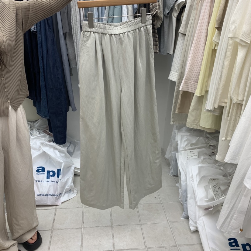 DRESS ROOM韓國代購女士新款休閑26春夏職業時尚推薦休閑褲DRESS ROOM休閑褲圖色2