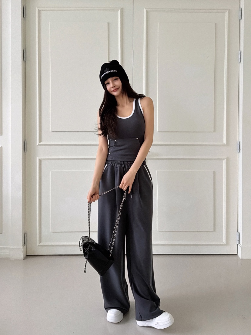 CLOTH韓國東大門代購女士新品推薦職業26春夏休閑時尚套裝CLOTH套裝圖色2墨