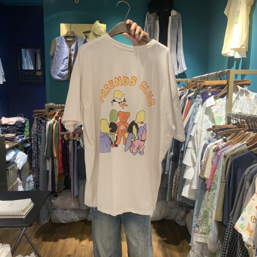 MERCI LINDA韓國東大門直郵女士新款26春夏職業熱賣休閑T恤MERCI LINDAT恤