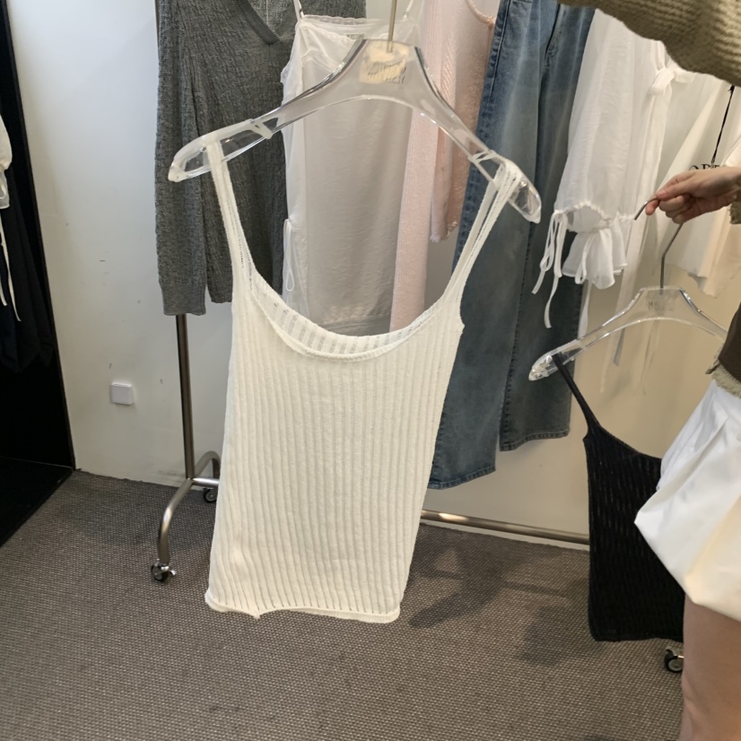 MORE THAN YESTERDAY/LOVE YOU SO MUCH韓國東大門代購女士新品時尚吊帶背心LYSM/MORE THAN YESTERDAY吊帶/背心