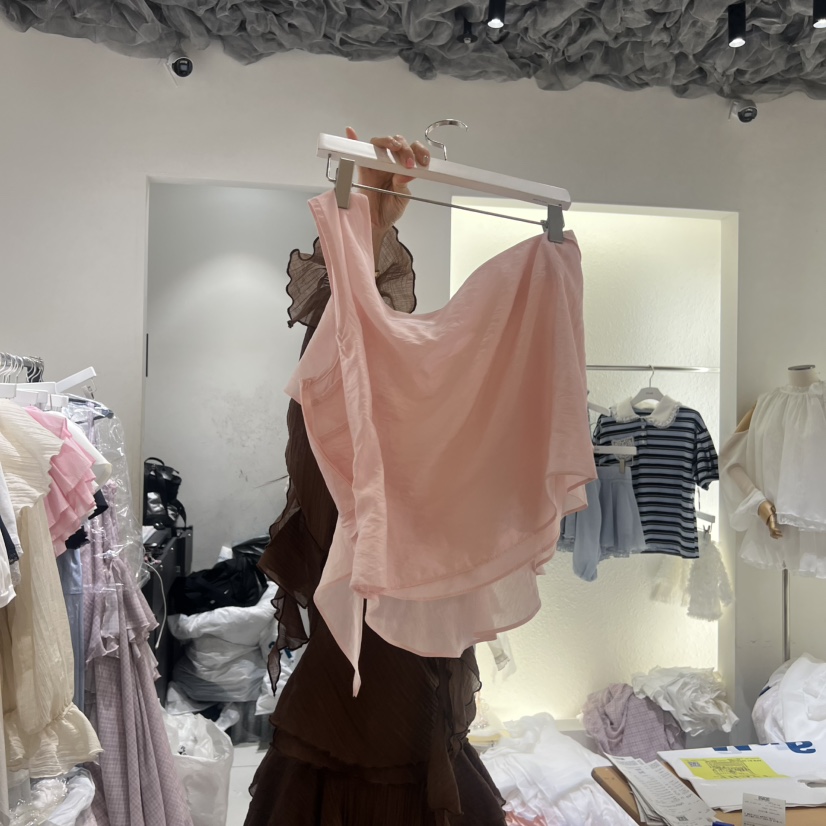 TYCHE韓國直郵女士新款熱賣26春夏人氣時尚休閑襯衫蕾絲衫TYCHE襯衫/蕾絲衫