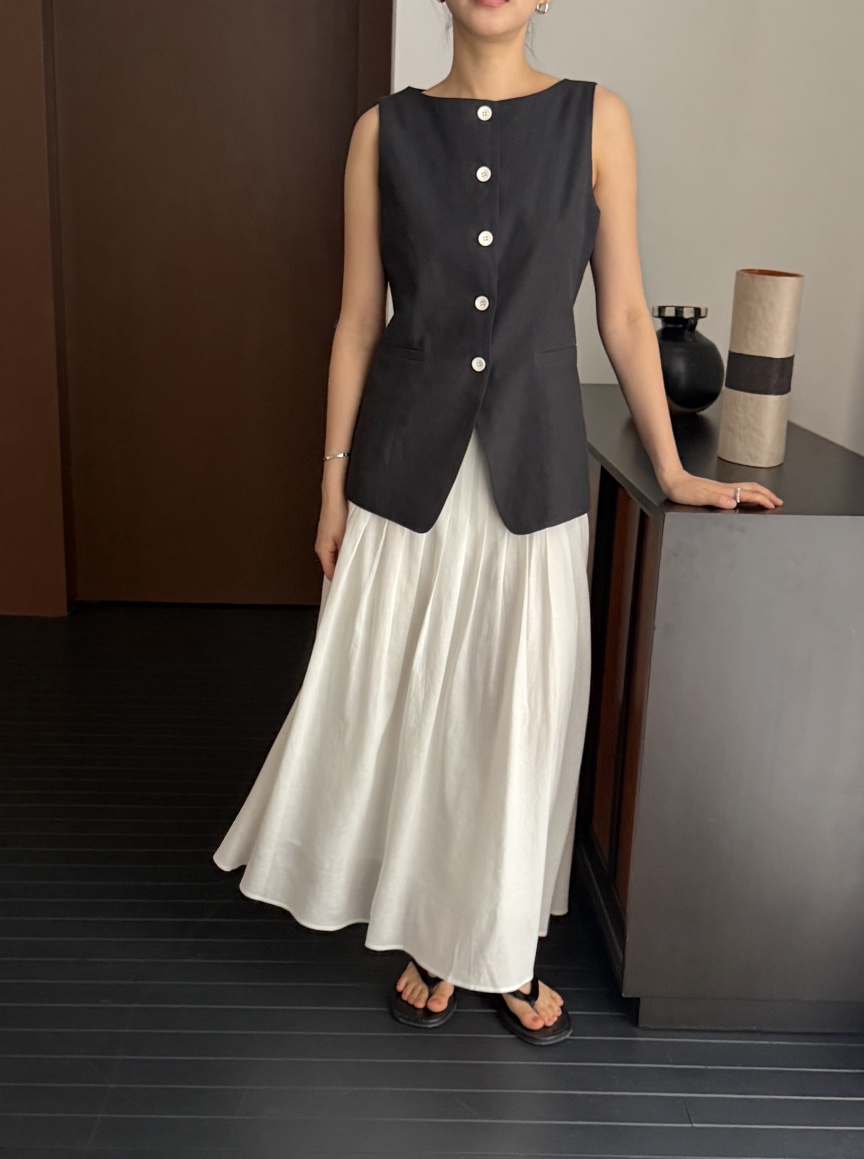 REGULARLY/PLACOR韓國代購女裝新品人氣26春夏推薦馬甲亞麻REGULARLY/PLACOR馬甲