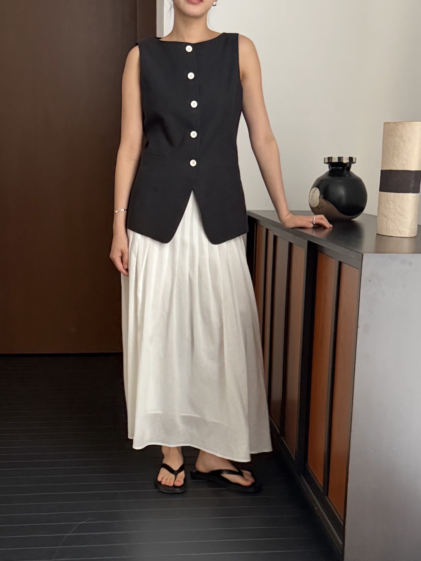 REGULARLY/PLACOR韓國代購女裝新品人氣26春夏推薦馬甲亞麻REGULARLY/PLACOR馬甲