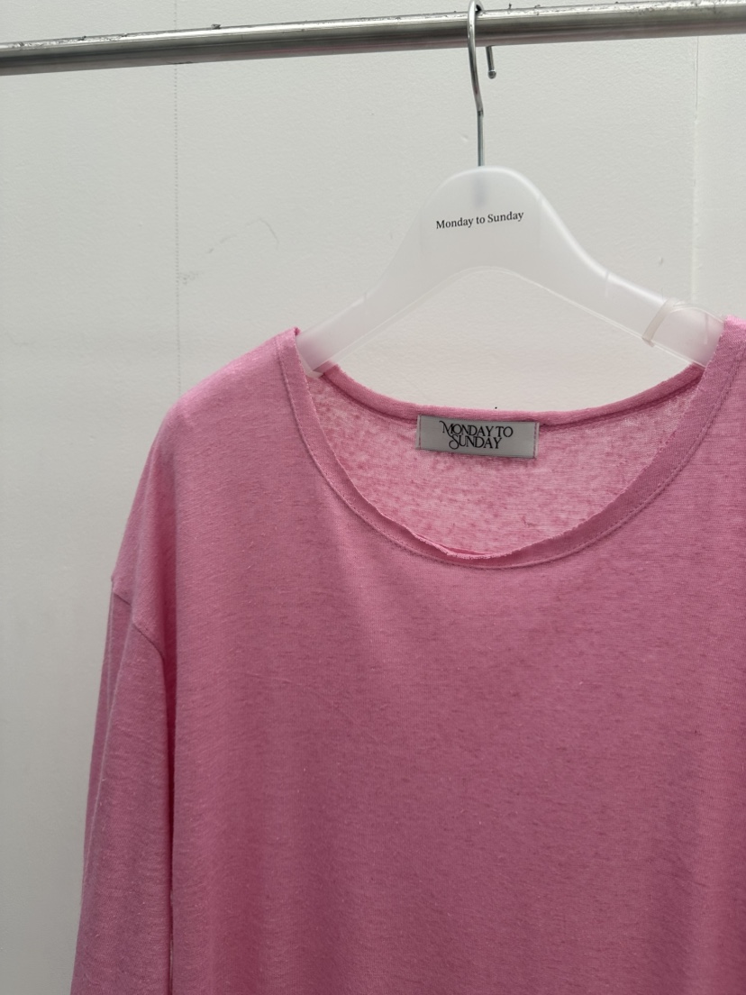 MONDAY TO SUNDAY韓國東大門代購女裝新款人氣連衣裙亞麻布MONDAY TO SUNDAY連衣裙