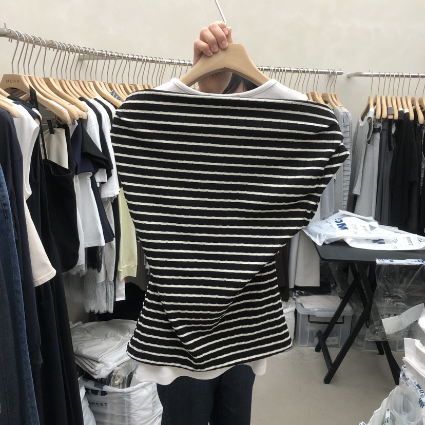 MURR韓國直郵女士新品休閑推薦26春夏人氣職業熱賣時尚T恤MURRT恤