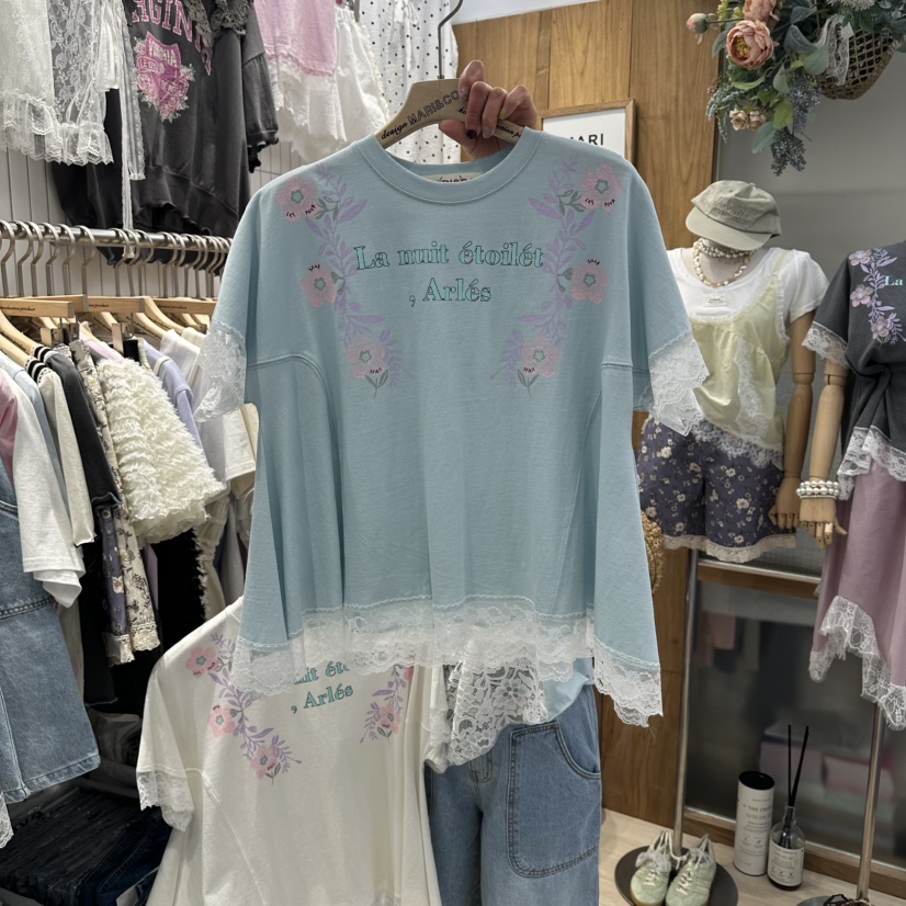 MARI CO韓國東大門直郵女裝新款推薦時尚人氣職業26春夏T恤MARI COT恤圖色2