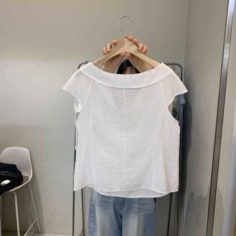 OUTRENE韓國直郵實拍女士新款26春夏人氣推薦休閑襯衫蕾絲衫OUTRENE襯衫/蕾絲衫