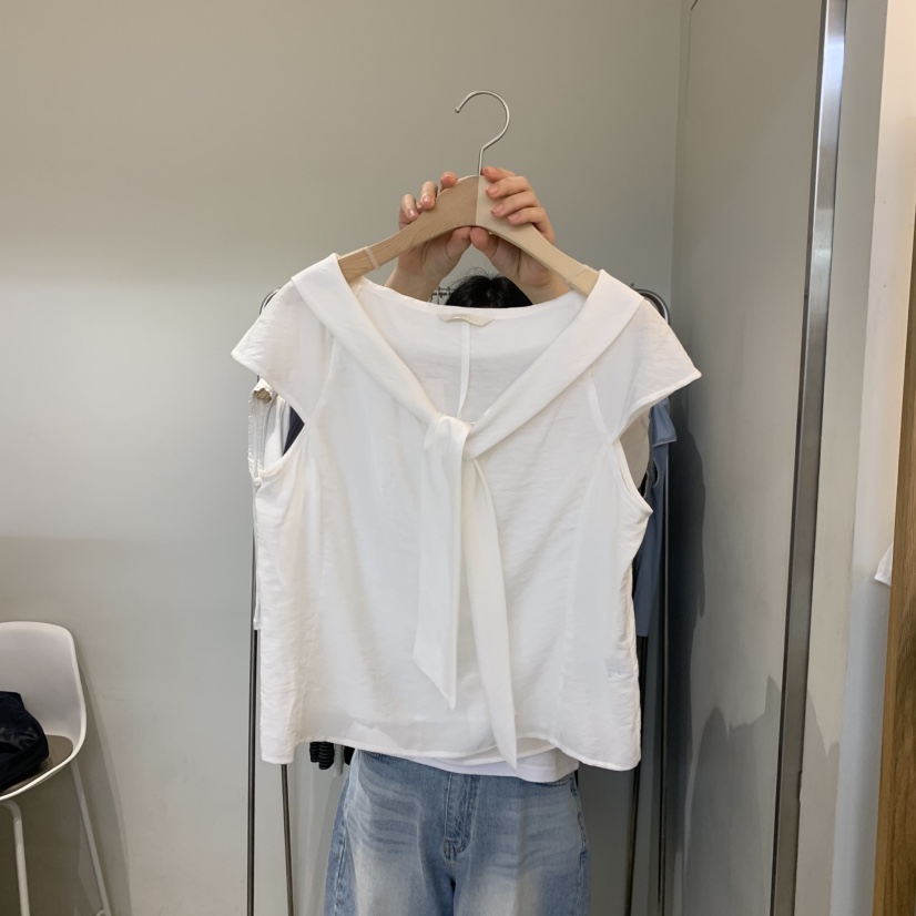 OUTRENE韓國直郵實拍女士新款26春夏人氣推薦休閑襯衫蕾絲衫OUTRENE襯衫/蕾絲衫圖色1