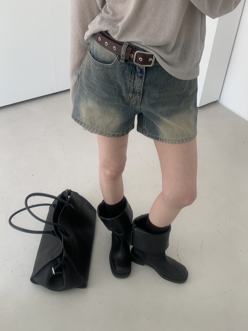 TRUE韓國直郵女裝新品26春夏休閑職業熱賣推薦時尚人氣短褲TRUE短褲