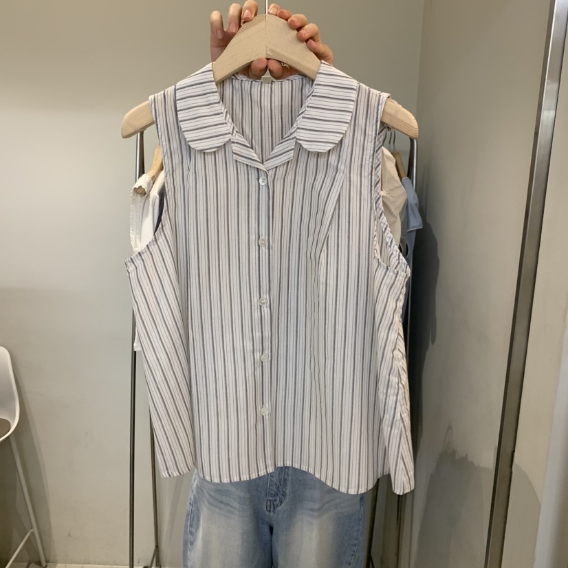 OUTRENE韓國東大門代購女裝新款26春夏職業熱賣襯衫蕾絲衫OUTRENE襯衫/蕾絲衫圖色1