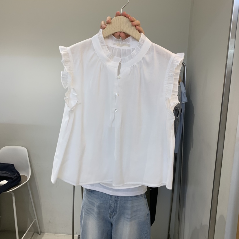 OUTRENE韓國直郵實拍女裝新品推薦休閑熱賣職業襯衫蕾絲衫OUTRENE襯衫/蕾絲衫圖色1