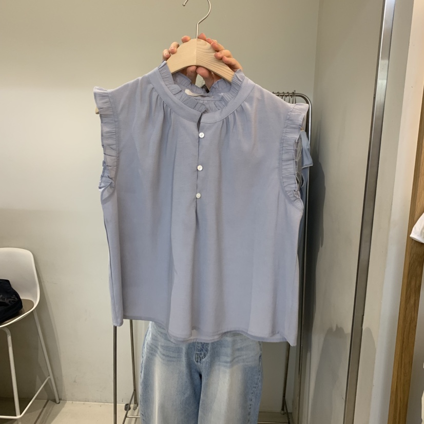 OUTRENE韓國直郵實拍女裝新品推薦休閑熱賣職業襯衫蕾絲衫OUTRENE襯衫/蕾絲衫圖色2