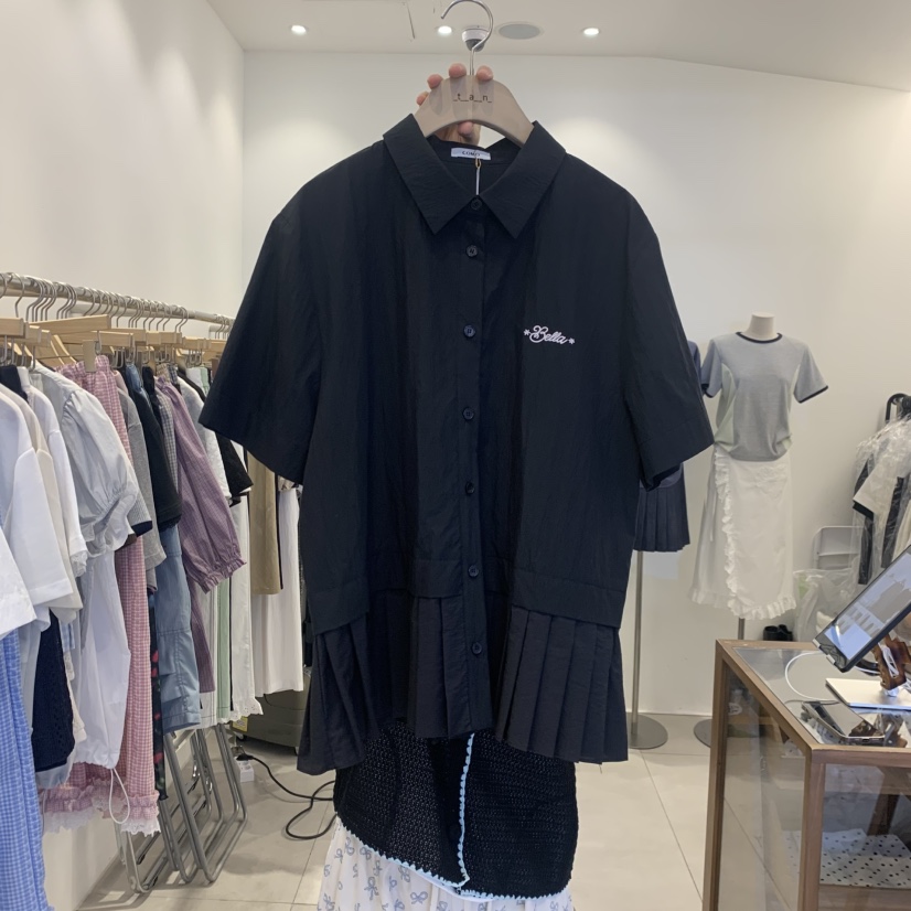 TAN&amp;COMO韓國代購女士新款推薦熱賣時尚26春夏襯衫蕾絲衫tan-COMO襯衫/蕾絲衫圖色2