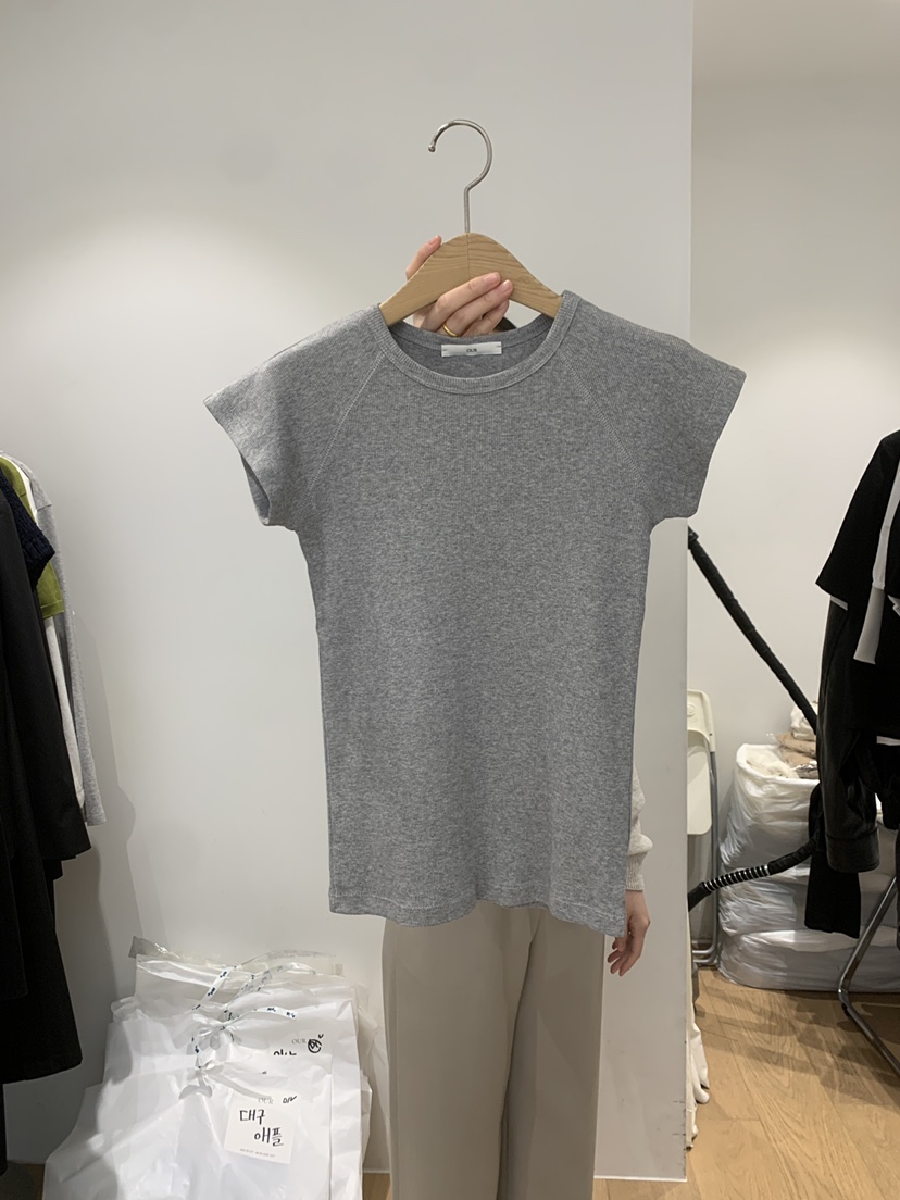 OUR-A/NOVAE韓國代購女裝新品時尚熱賣職業休閑T恤插肩袖OUR/NOVAET恤圖色2