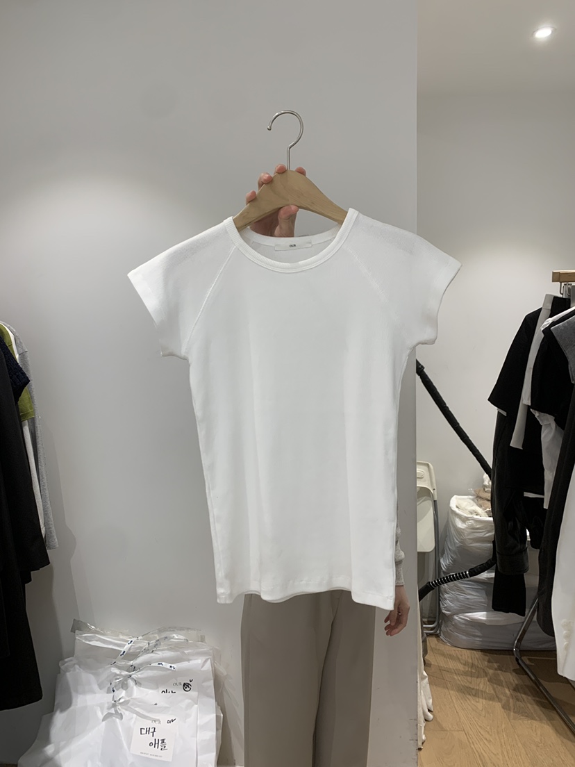 OUR-A/NOVAE韓國代購女裝新品時尚熱賣職業休閑T恤插肩袖OUR/NOVAET恤圖色3