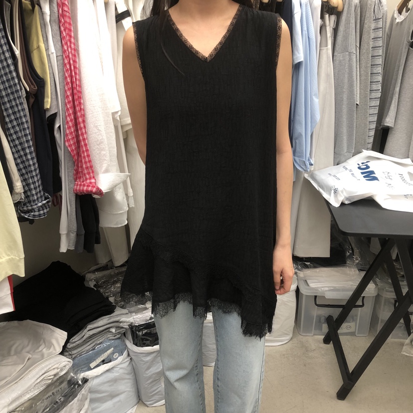 MURR韓國東大門直郵女士新款熱賣推薦人氣休閑連衣裙蕾絲MURR連衣裙圖色2