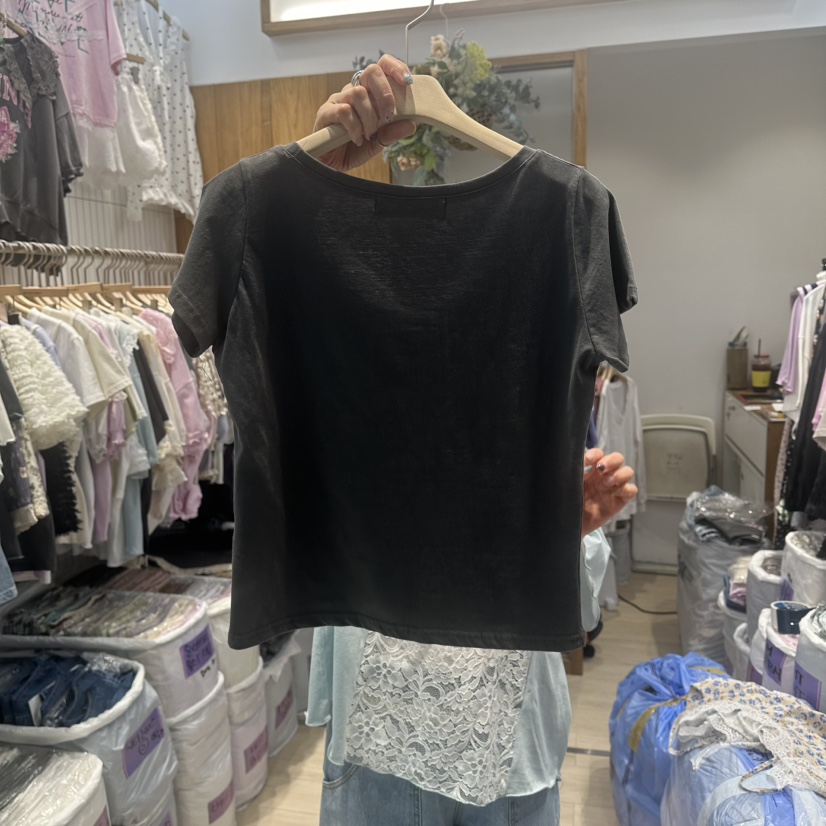 MARI CO韓國直郵實拍女裝新品職業26春夏時尚熱賣推薦T恤MARI COT恤