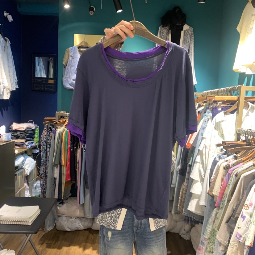 MERCI LINDA韓國直郵女裝新品推薦人氣26春夏時尚休閑T恤MERCI LINDAT恤圖色2