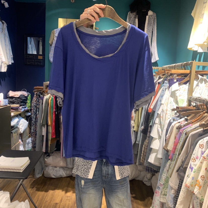 MERCI LINDA韓國直郵女裝新品推薦人氣26春夏時尚休閑T恤MERCI LINDAT恤圖色4