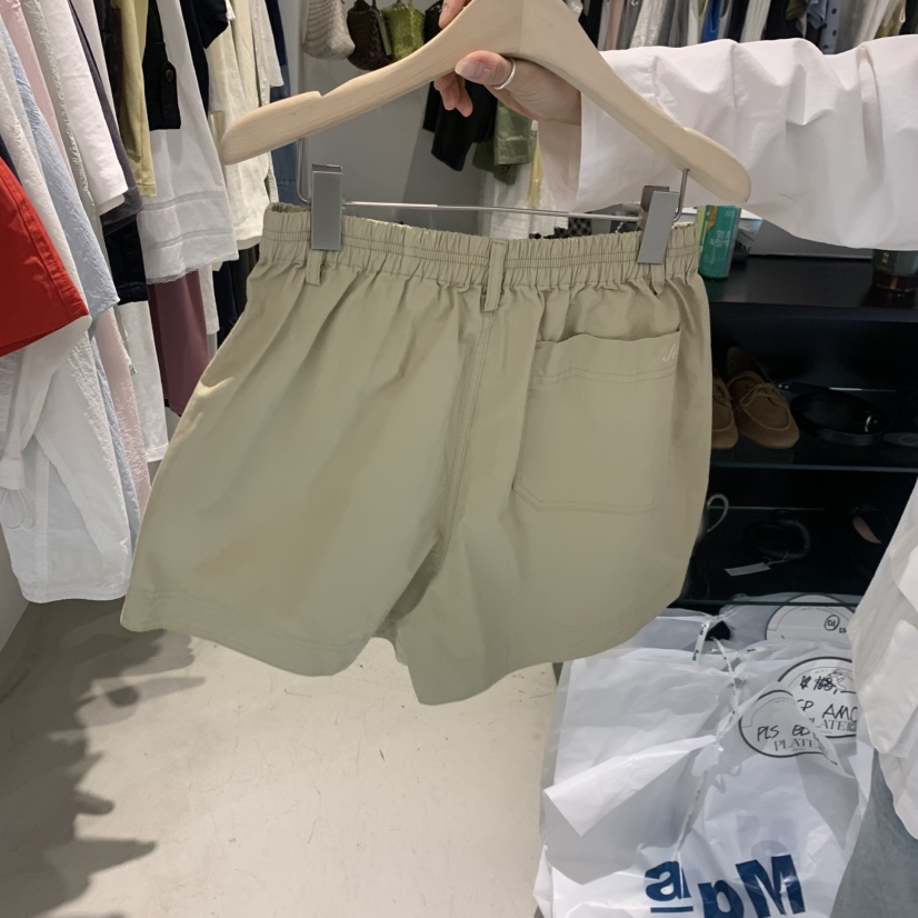 PLATE韓國代購女士新品時尚推薦熱賣26春夏人氣職業休閑短褲PLATE短褲