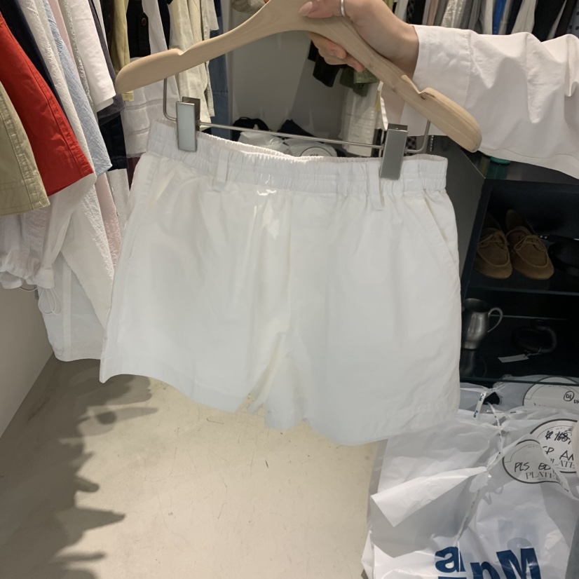 PLATE韓國代購女士新品時尚推薦熱賣26春夏人氣職業休閑短褲PLATE短褲圖色3