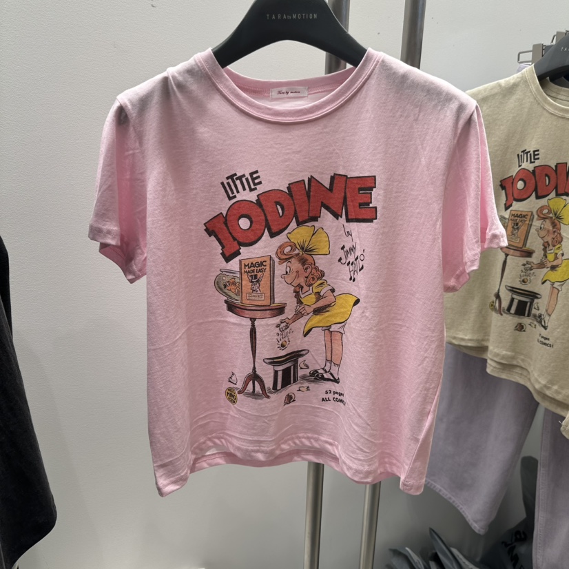 TARABY MOTION韓國東大門直郵女士新品時尚職業推薦休閑T恤TARABY MOTIONT恤圖色1