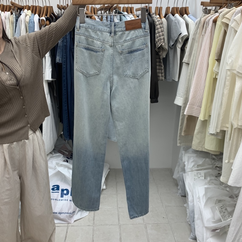 DRESS ROOM韓國直郵女士新款休閑時尚職業人氣推薦牛仔褲DRESS ROOM牛仔褲