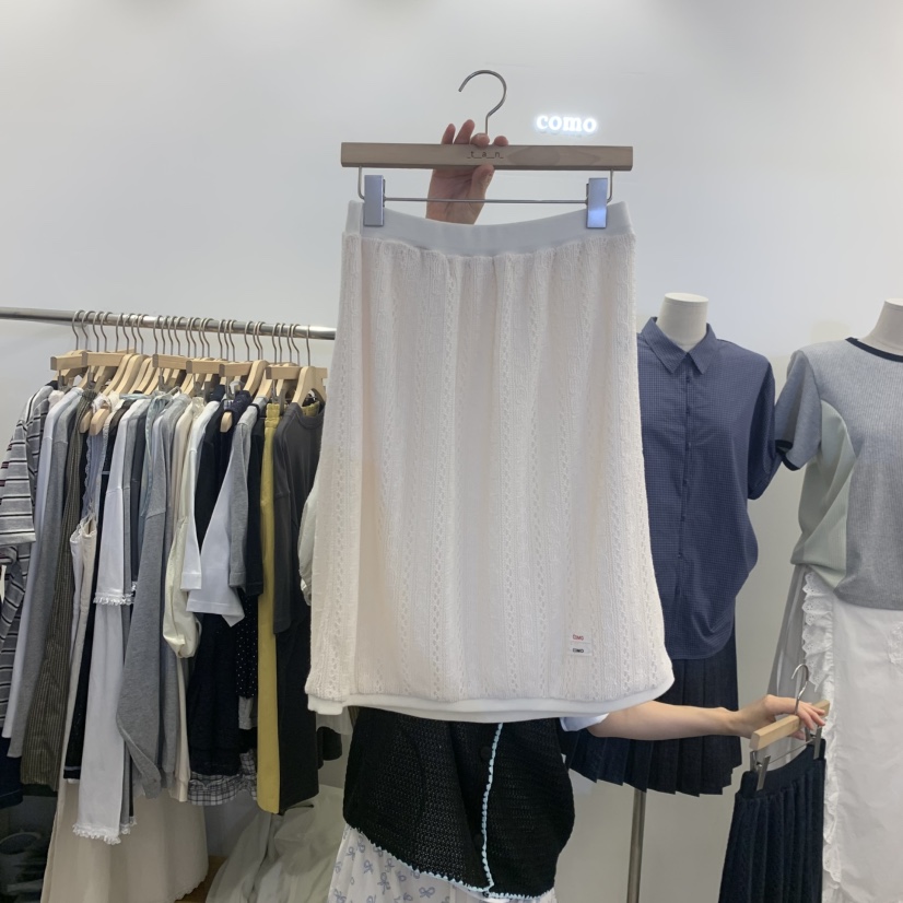 TAN&amp;COMO韓國東大門直郵女裝新款職業半身裙中短裙雙面tan-COMO半身裙/中短裙圖色1