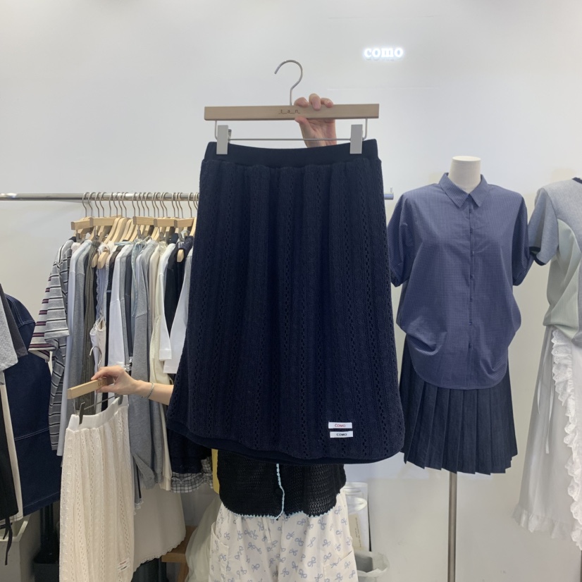 TAN&amp;COMO韓國東大門直郵女裝新款職業半身裙中短裙雙面tan-COMO半身裙/中短裙圖色2