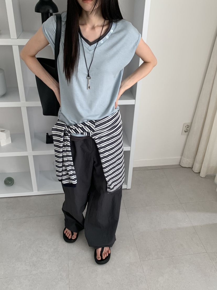 TRUE韓國東大門直郵女裝新款職業休閑26春夏推薦人氣熱賣T恤TRUET恤