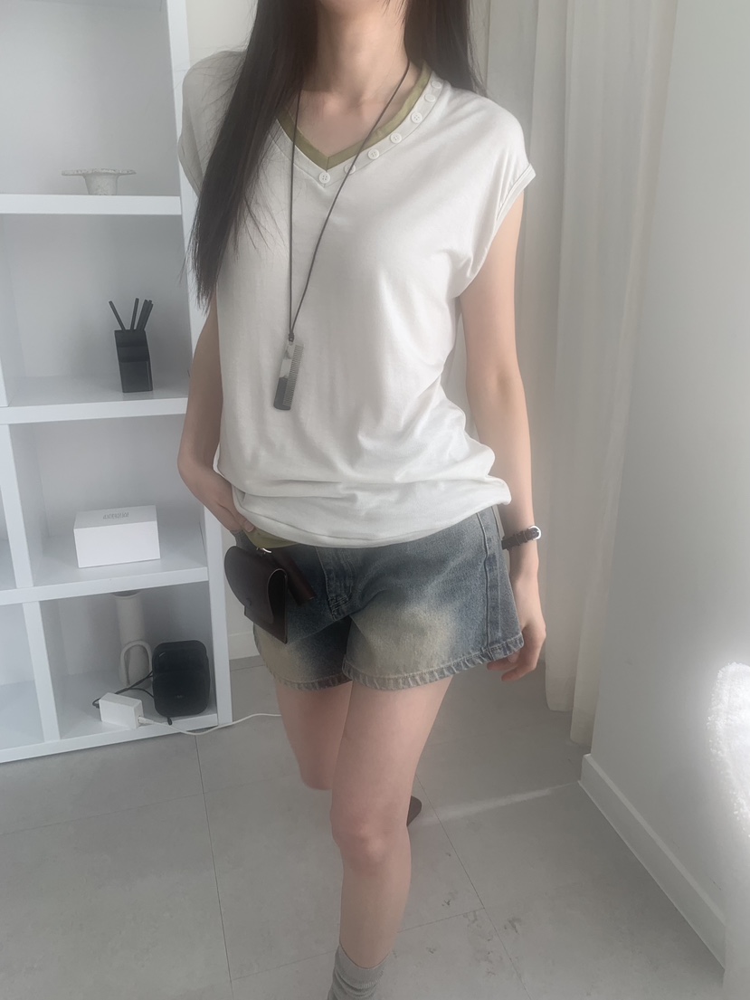 TRUE韓國東大門直郵女裝新款職業休閑26春夏推薦人氣熱賣T恤TRUET恤