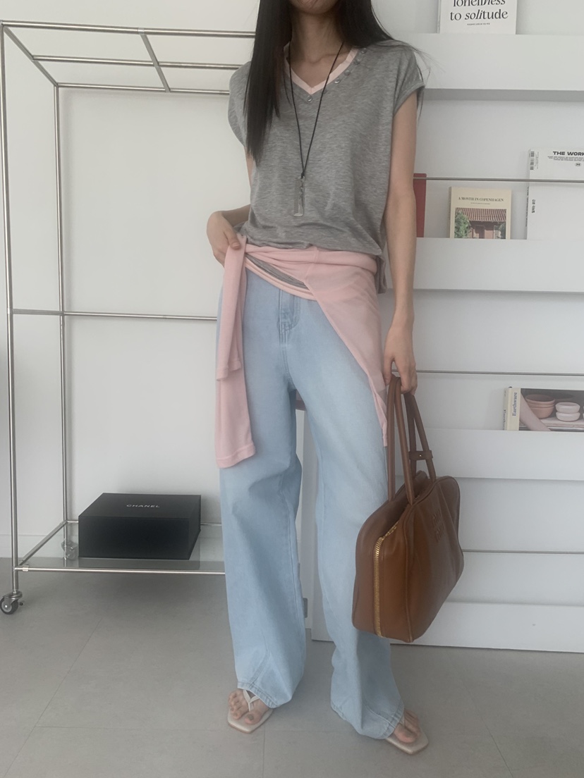 TRUE韓國東大門直郵女裝新款職業休閑26春夏推薦人氣熱賣T恤TRUET恤