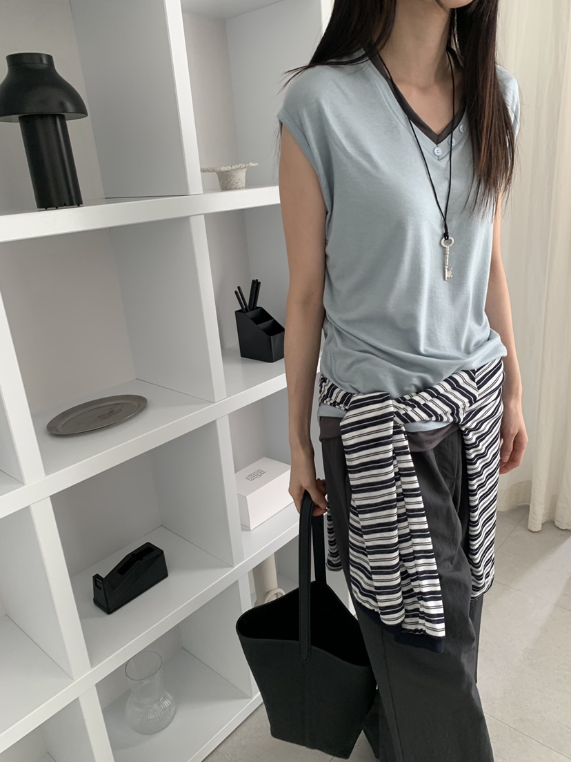 TRUE韓國東大門直郵女裝新款職業休閑26春夏推薦人氣熱賣T恤TRUET恤