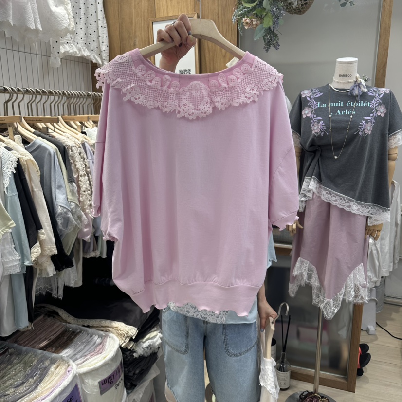 MARI CO韓國直郵實拍女士新品時尚推薦26春夏襯衫蕾絲衫MARI CO襯衫/蕾絲衫