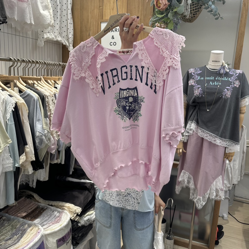 MARI CO韓國直郵實拍女士新品時尚推薦26春夏襯衫蕾絲衫MARI CO襯衫/蕾絲衫圖色2