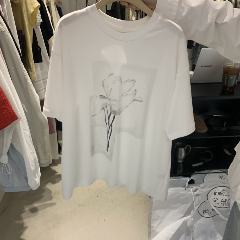 PLATE韓國直郵女裝新款26春夏時尚人氣休閑推薦職業熱賣T恤PLATET恤圖色1