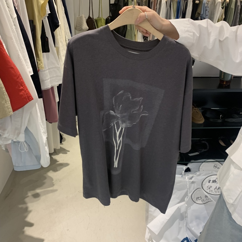 PLATE韓國直郵女裝新款26春夏時尚人氣休閑推薦職業熱賣T恤PLATET恤圖色2