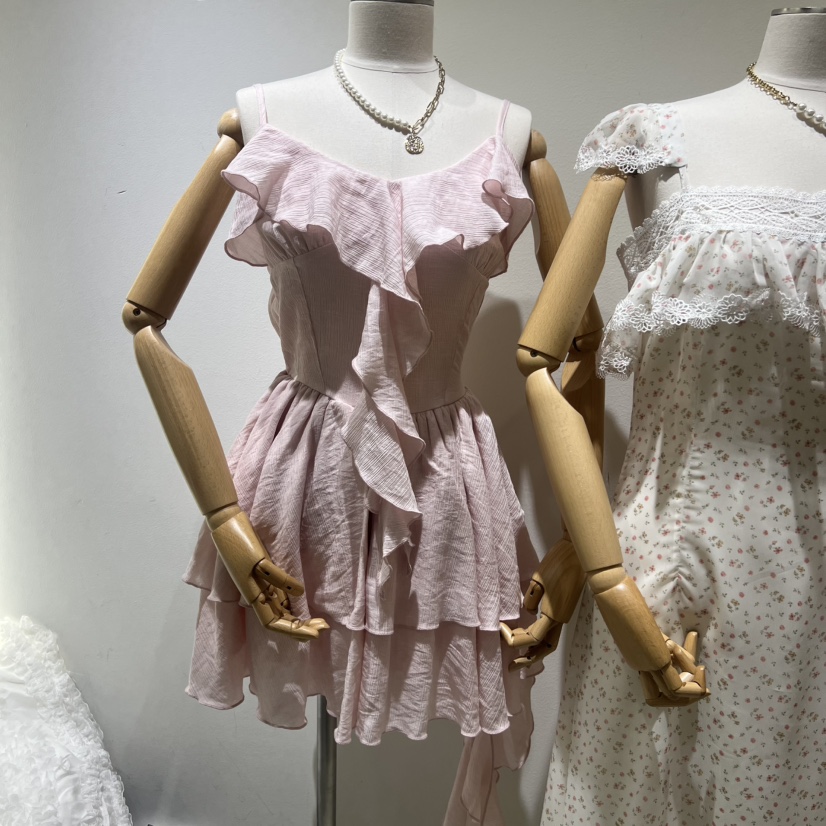 TYCHE韓國直郵實拍女士新品職業26春夏休閑推薦人氣連衣裙棉TYCHE連衣裙圖色1