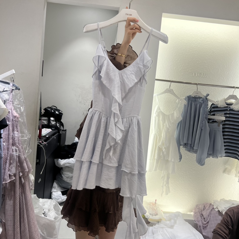 TYCHE韓國直郵實拍女士新品職業26春夏休閑推薦人氣連衣裙棉TYCHE連衣裙圖色3