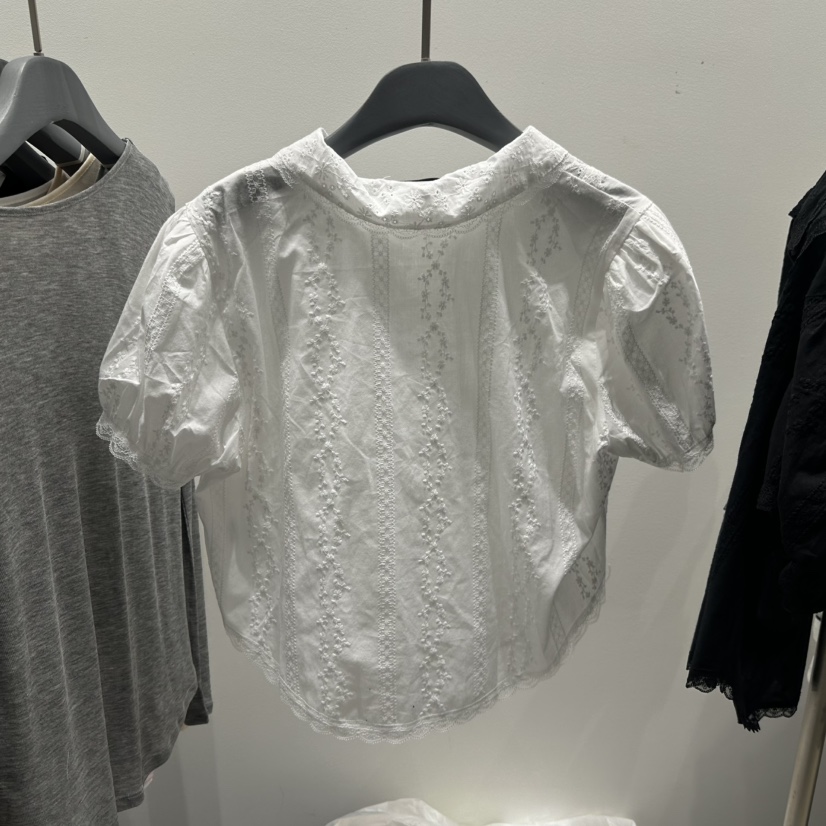 TARABY MOTION韓國代購女裝新款休閑推薦時尚襯衫蕾絲衫TARABY MOTION襯衫/蕾絲衫